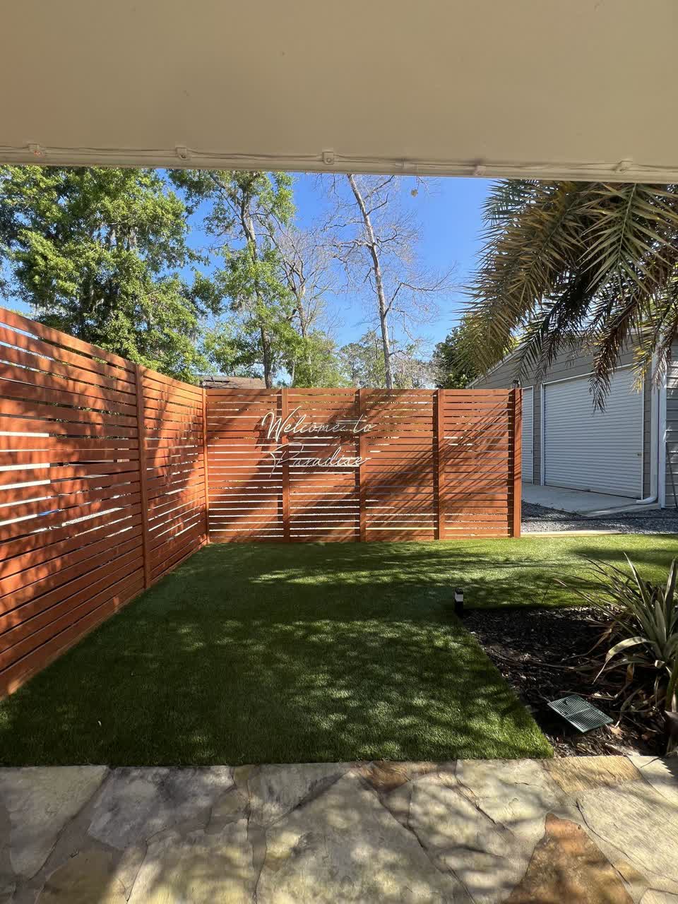 Professional fence staining in St. Augustine