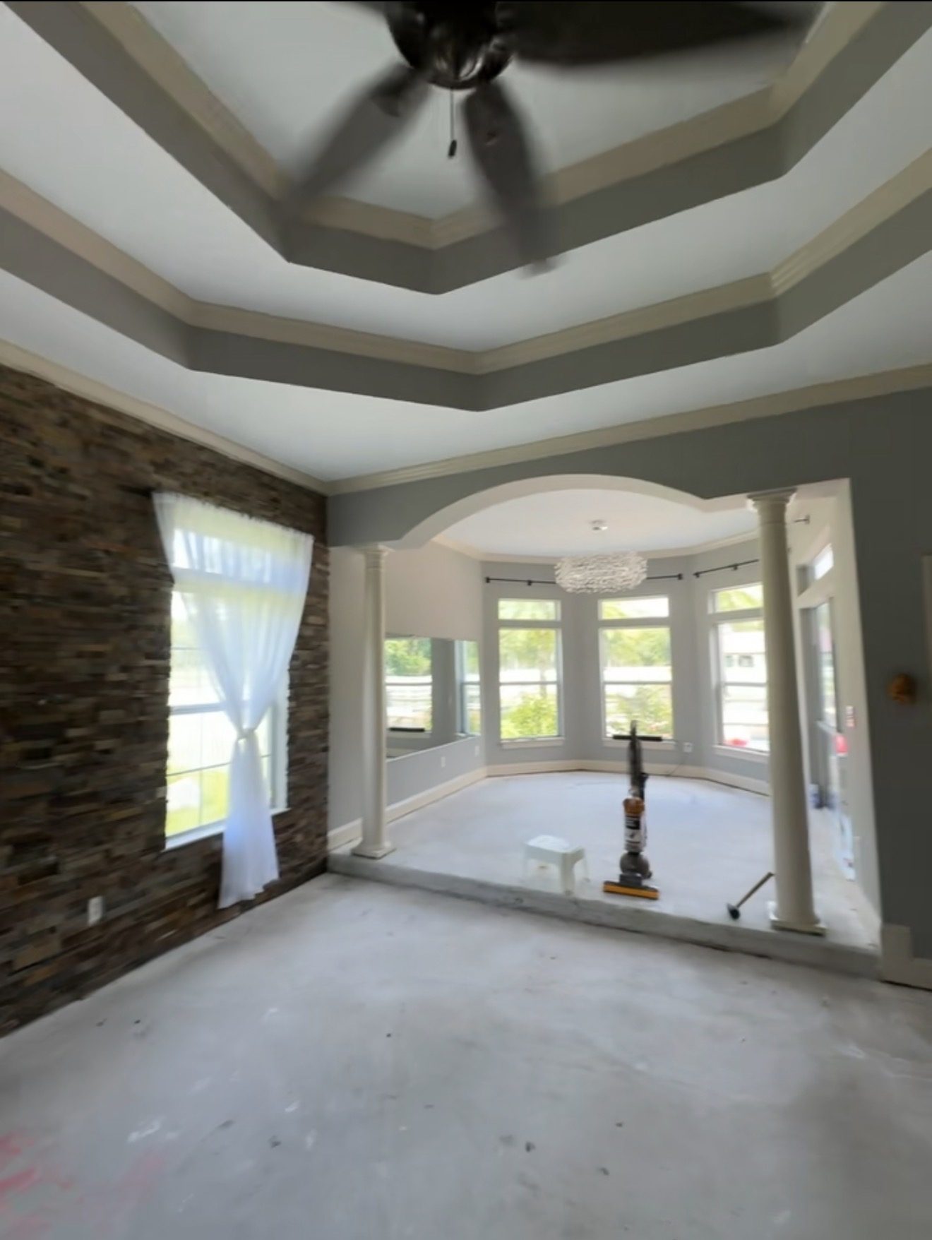 Before a recent Sunset Home Painting project