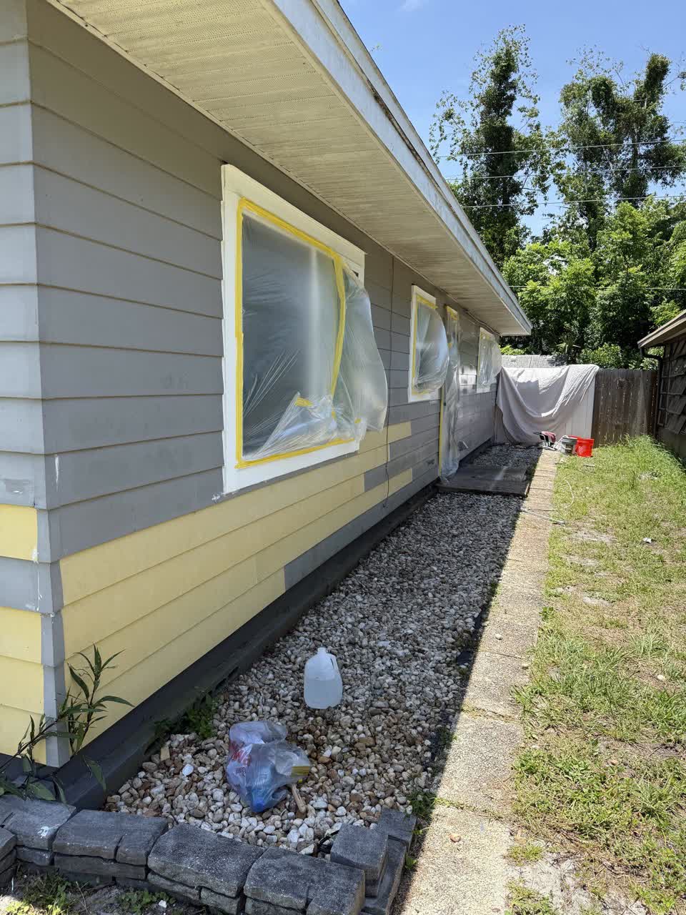 Before exterior painting St Augustine FL